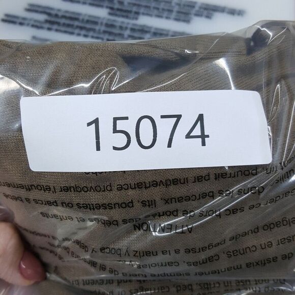 JOHN VARVATOS Shirt Mens XL Brown Henley Silk Cashmere Chestnut CHRISTIE $448 - Picture 9 of 9